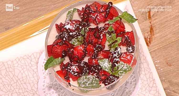 La prova del cuoco cremoso ricotta fragole cioccolato