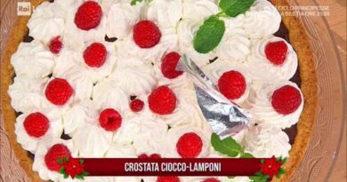 Crostata ciocco lamponi è sempre mezzogiorno