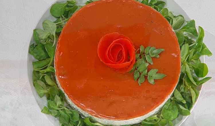 cheesecake alle erbe e pomodoro è sempre mezzogiorno